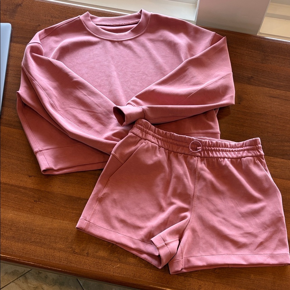 Cozy Pink short set